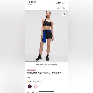 Hotty Hot High-Rise Lined Shorts 4”